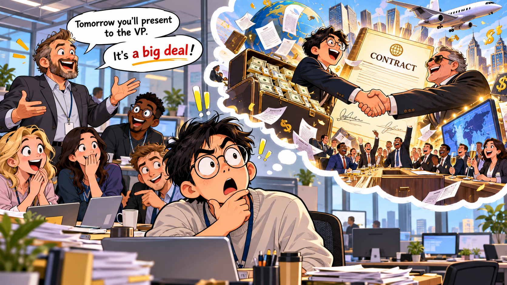 美剧说英语:a big deal - 加拿大办公室同事说“it’s a big deal”,我差点问:这单生意到底有多大?