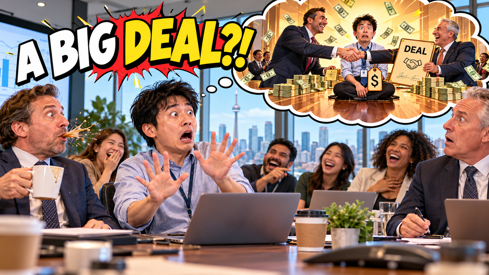 美剧说英语：a big deal - 加拿大办公室同事说我“a big deal”，我以为公司要拿我做一笔大交易……