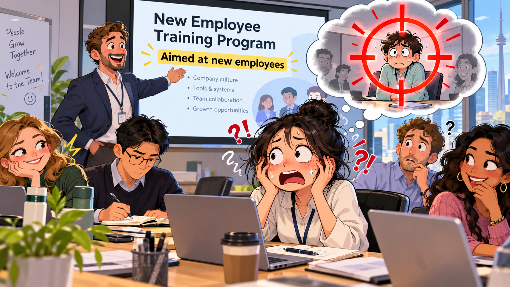 美剧学英语：aim at - 加拿大办公室里同事说“aimed at”，我差点以为谁被瞄准了