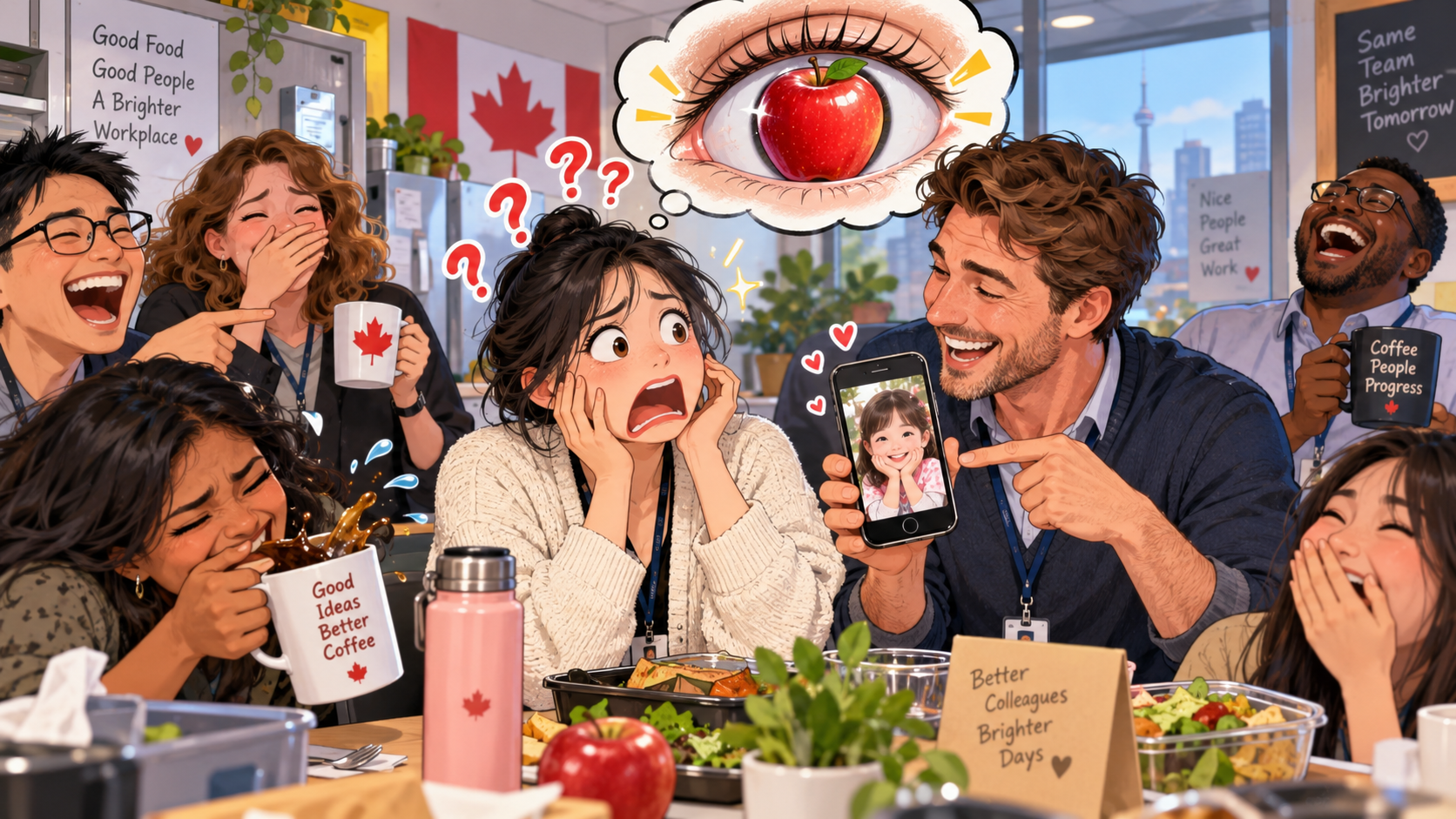 美剧学英语：apple of my eye - 加拿大办公室同事说女儿是“眼里的苹果”，我认真问：她每天都吃苹果吗？
