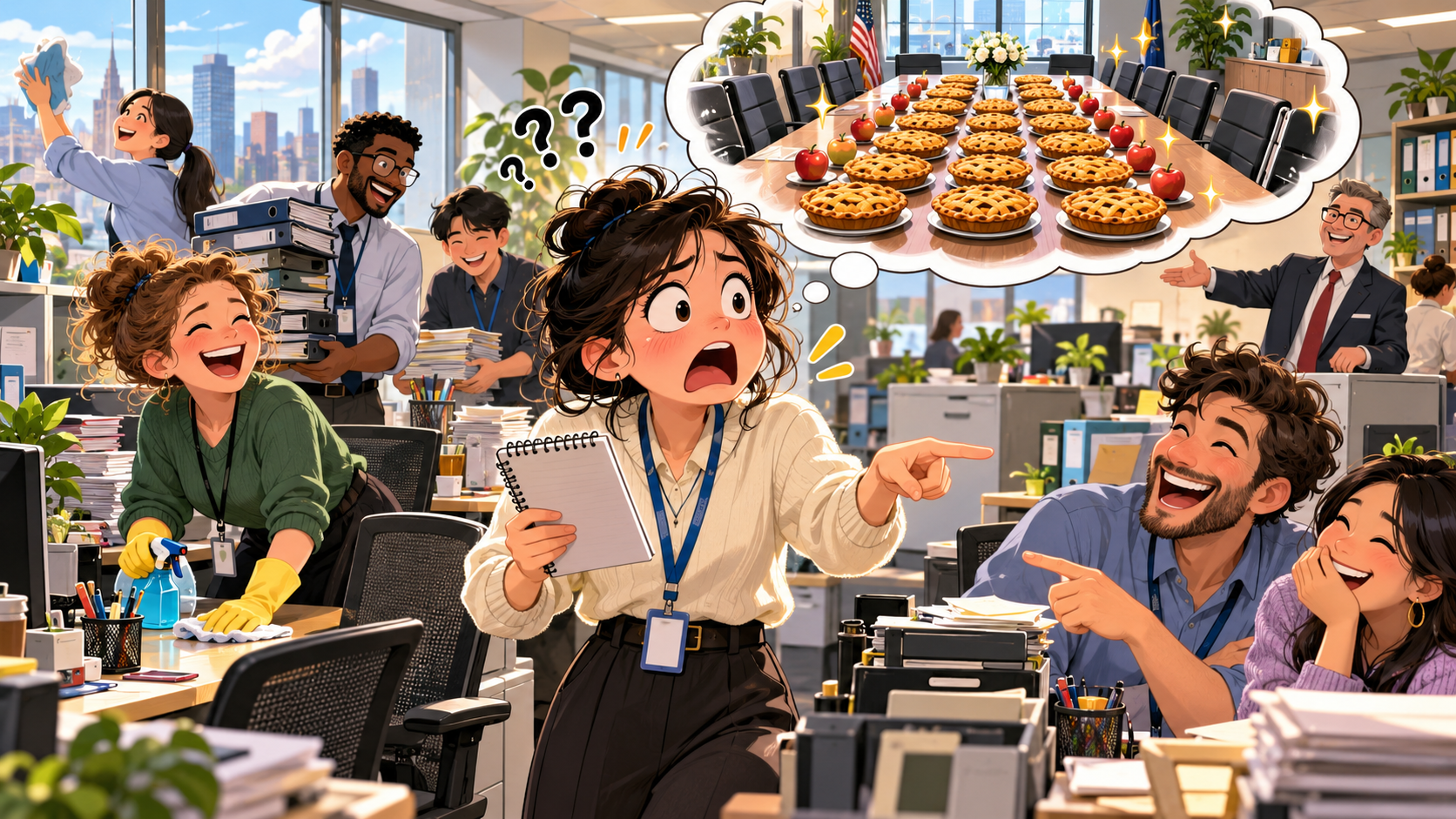 美剧学英语：apple pie order - 加拿大同事说办公室要保持“apple pie order”，我差点问苹果派谁先拿……