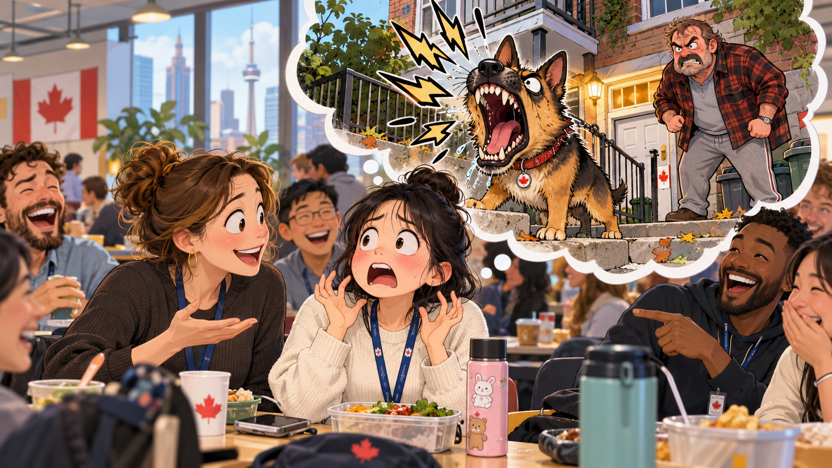 美剧学英语：bark is worse than bite - 加拿大朋友说房东“bark is worse than bite”，我默默看了一眼他家的狗