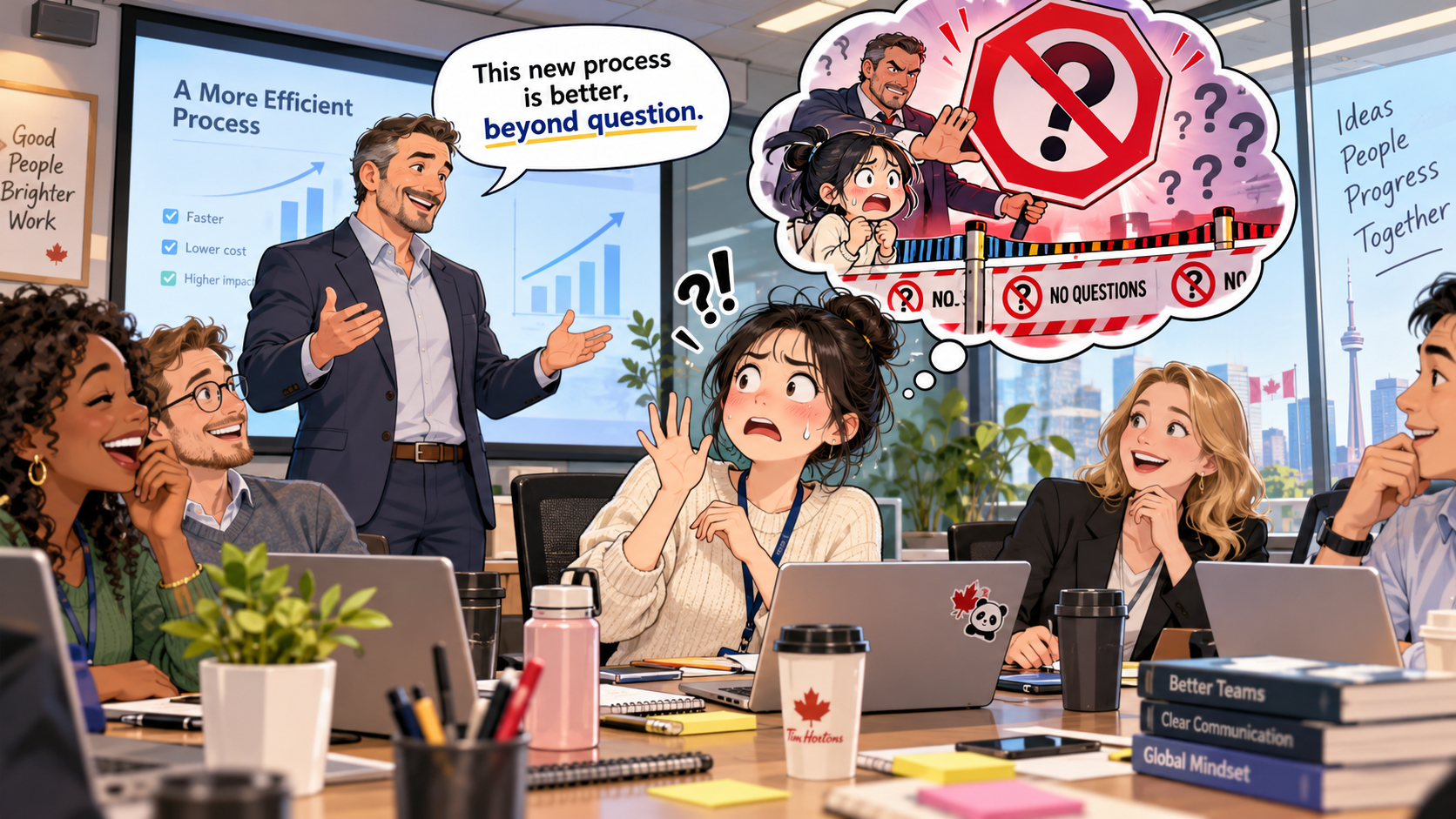 美剧说英语：beyond question - 加拿大办公室里，同事说“beyond question”，我以为这个问题不能再问了……