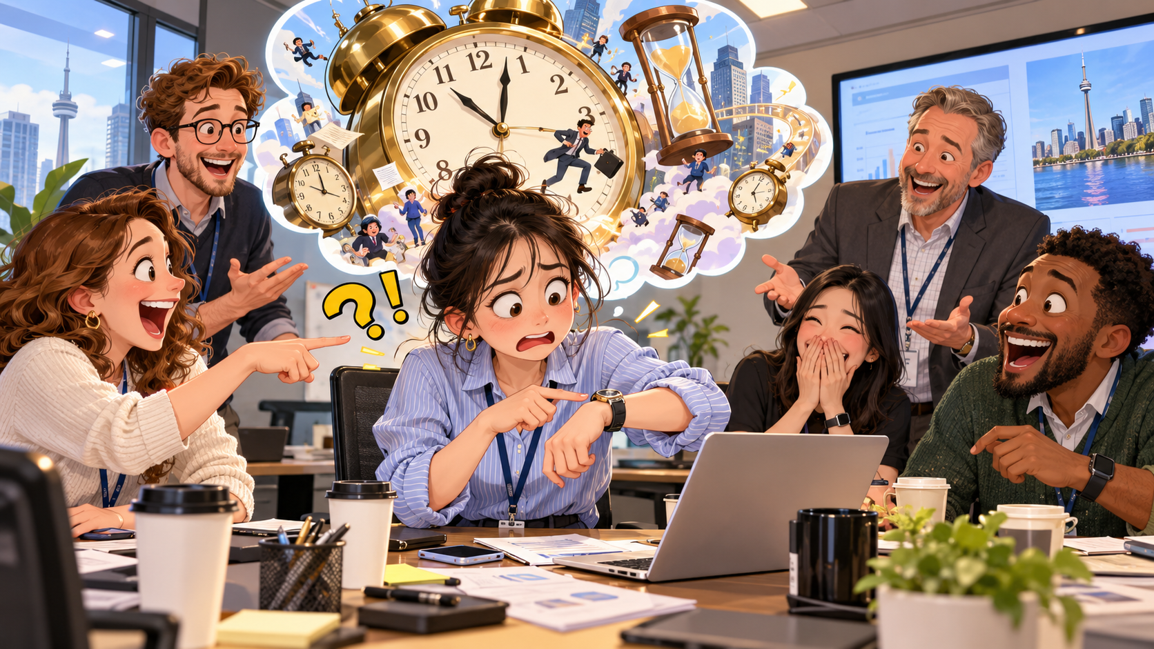美剧学英语:big time - 加拿大办公室同事说“big time”,我低头看了一眼手表……