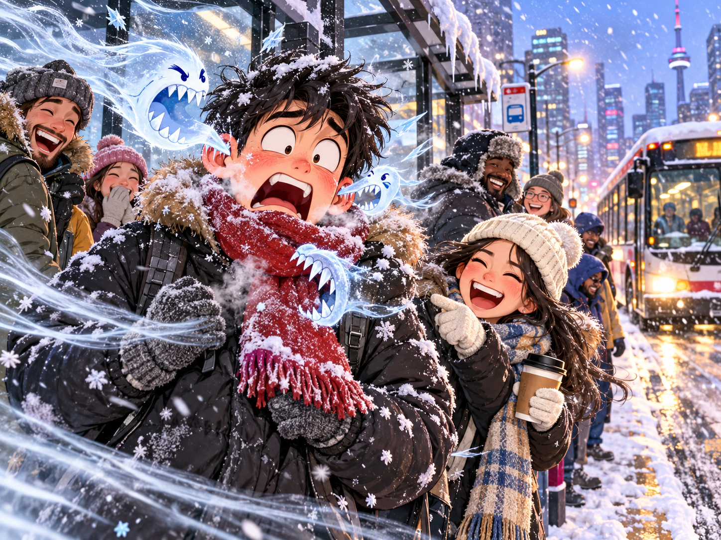 美剧说英语:biting cold - 加拿大冬天等公交,同事说“biting cold”,我开始找是谁在咬人……
