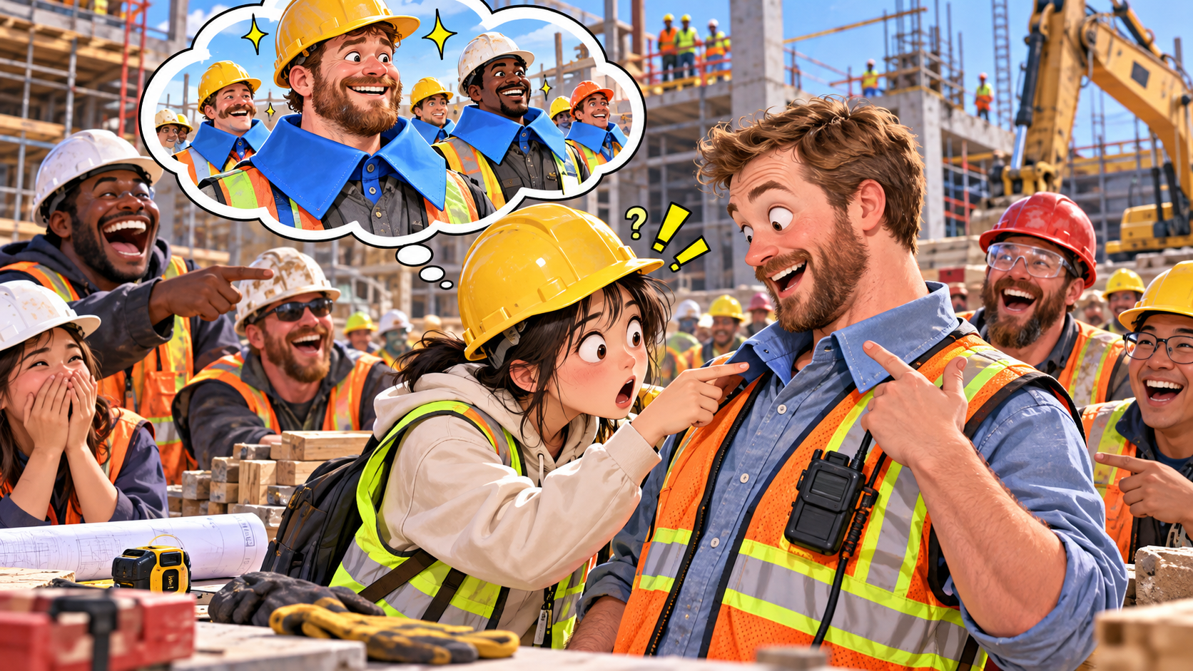 美剧说英语：blue collar - 加拿大工地参观，同事说自己是“blue collar”，我盯着他的衣领看了半天