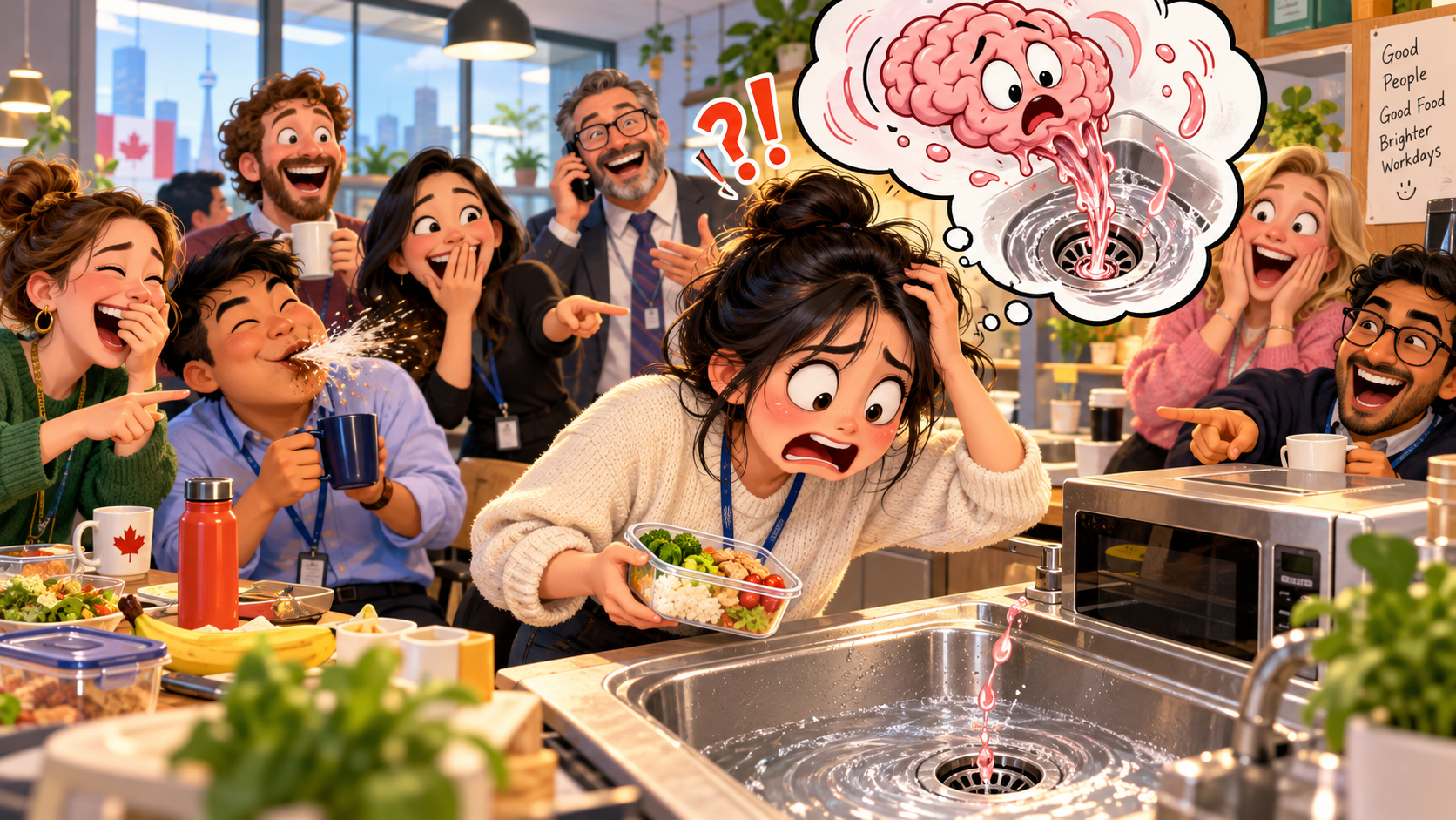 美剧学英语：brain-drain - 加拿大公司茶水间听到“brain drain”，我下意识摸了摸自己的脑袋……