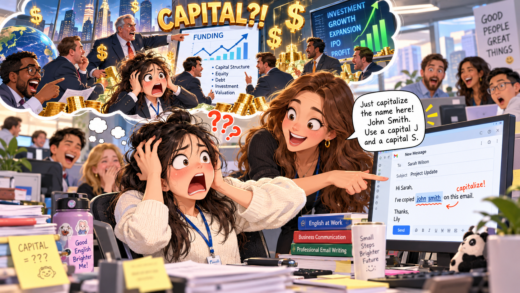美剧学英语：capital asserted - 加拿大办公室改邮件，同事说“capital asserted”，我差点开始聊融资……