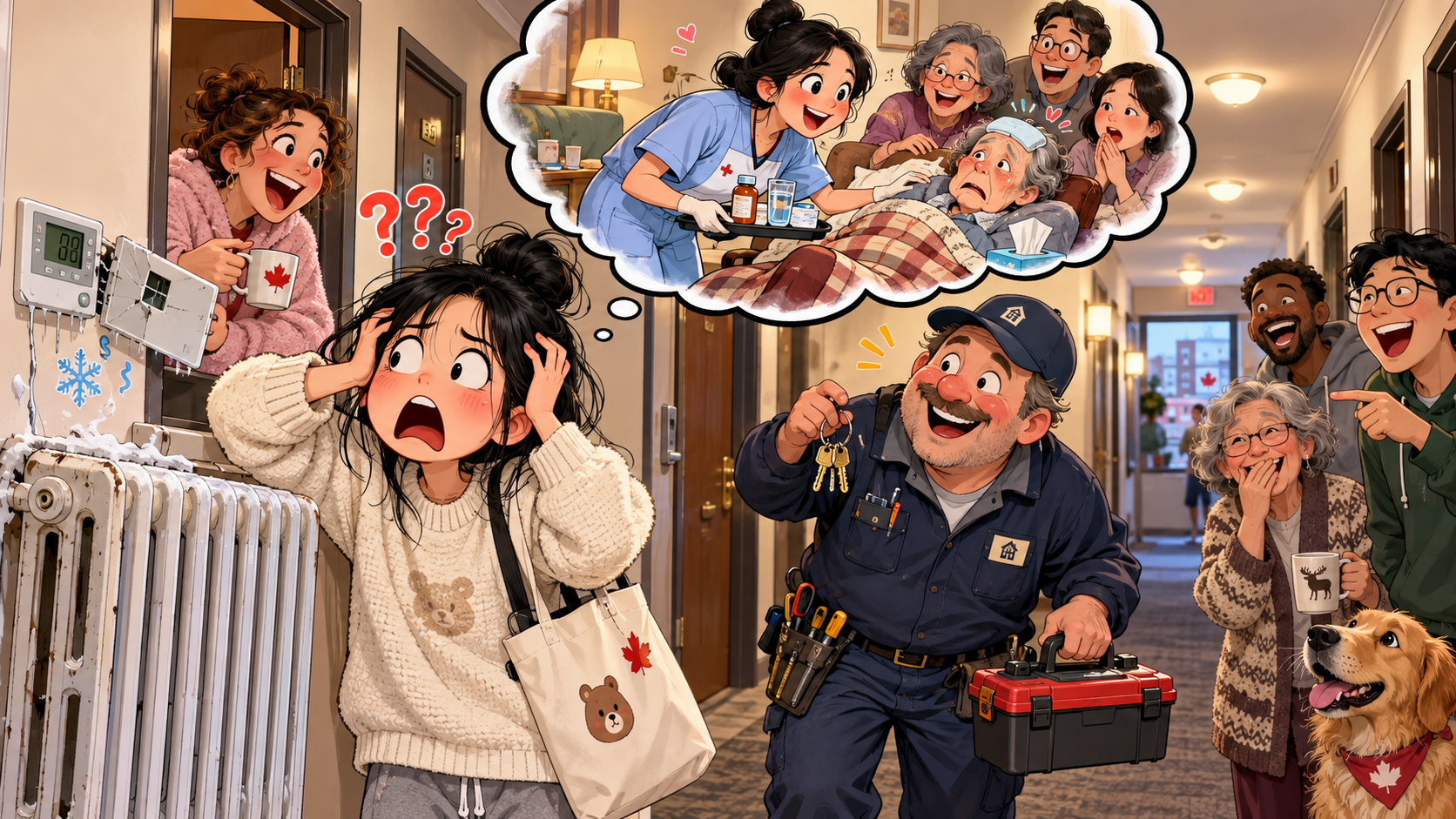 美剧学英语:caretaker - 加拿大公寓管理员说找caretaker,我差点问:谁生病了?