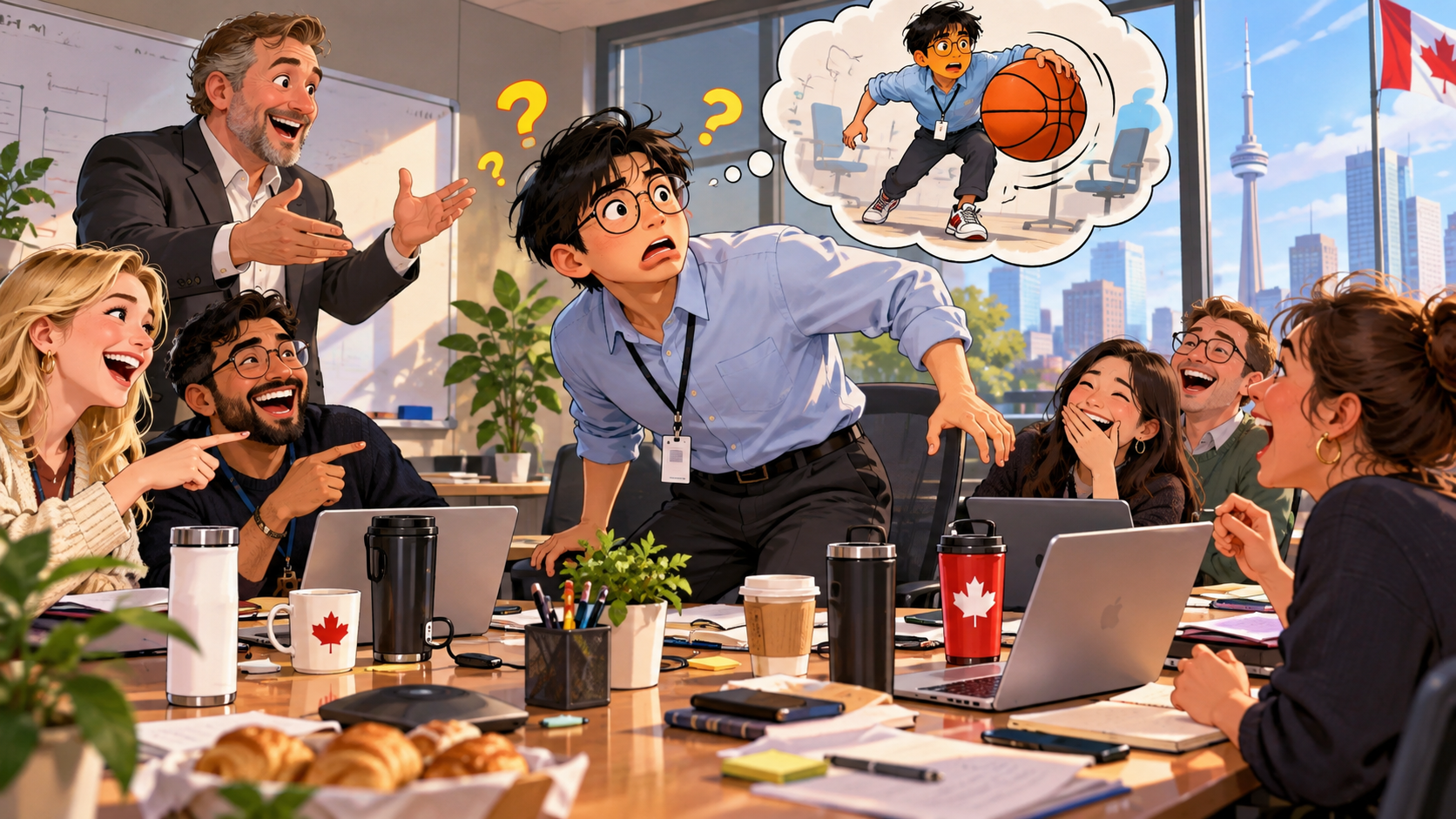 美剧学英语：carry the ball - 加拿大办公室里，老板让我“carry the ball”，我差点问：球在哪？