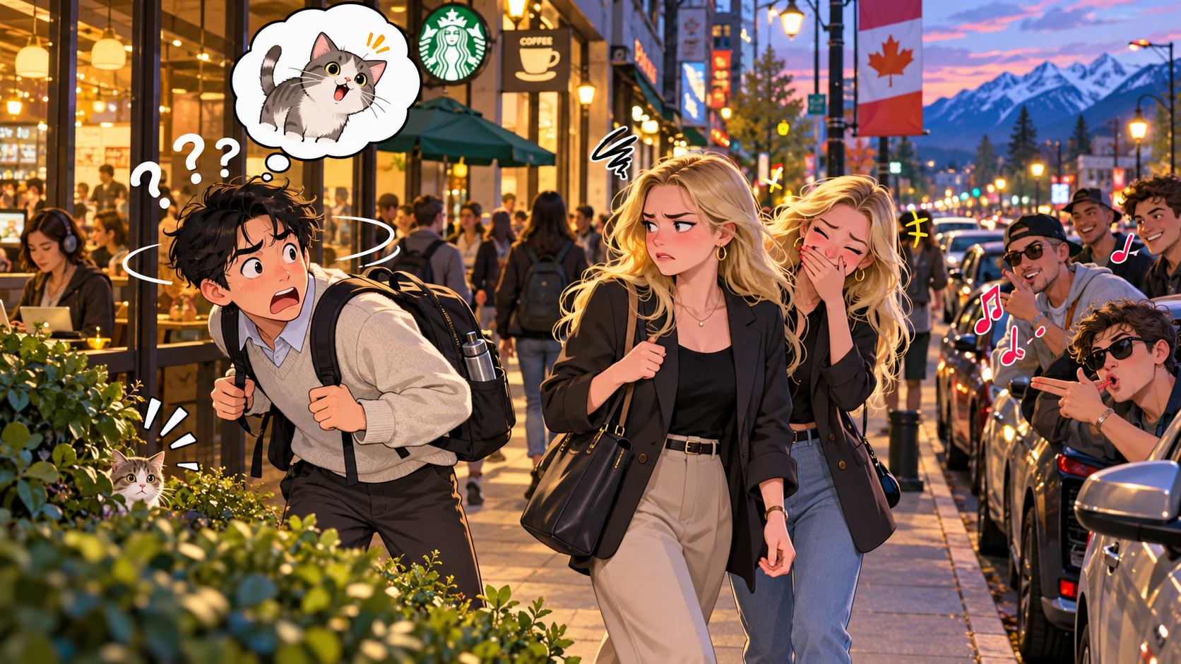 美剧说英语：catcall - 加拿大同事说街上有人“catcall”，我竟然问：猫在哪儿？