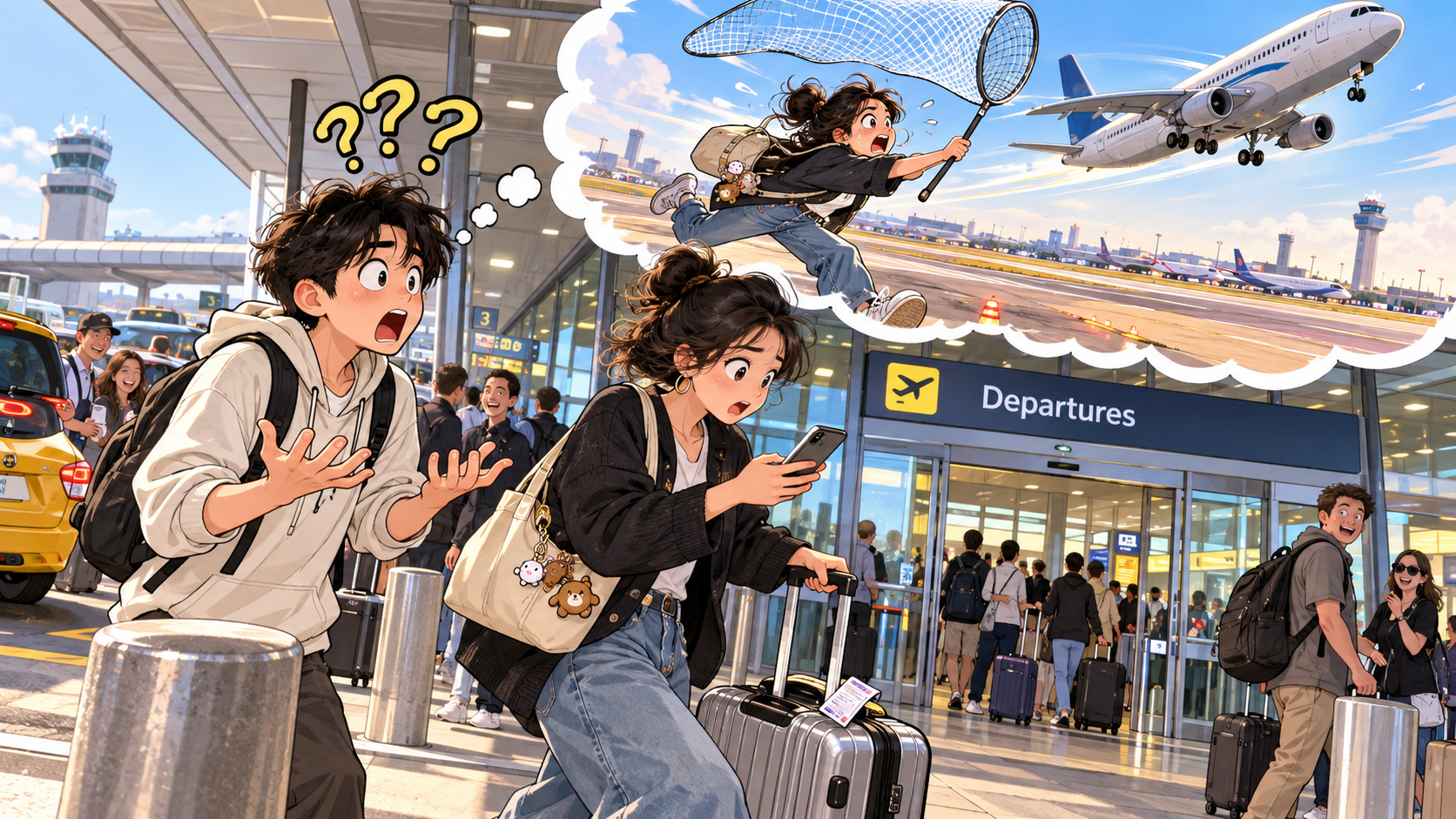 美剧说英语：catch a flight - 加拿大机场送朋友，他说“catch a flight”，我下意识问：航班怎么抓？