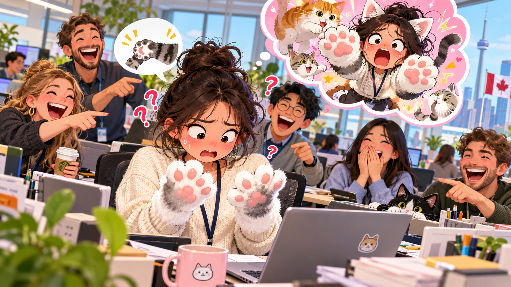 美剧说英语：cat's paw - 加拿大办公室里，同事说我是“cat’s paw”，我低头看了一眼自己的手……