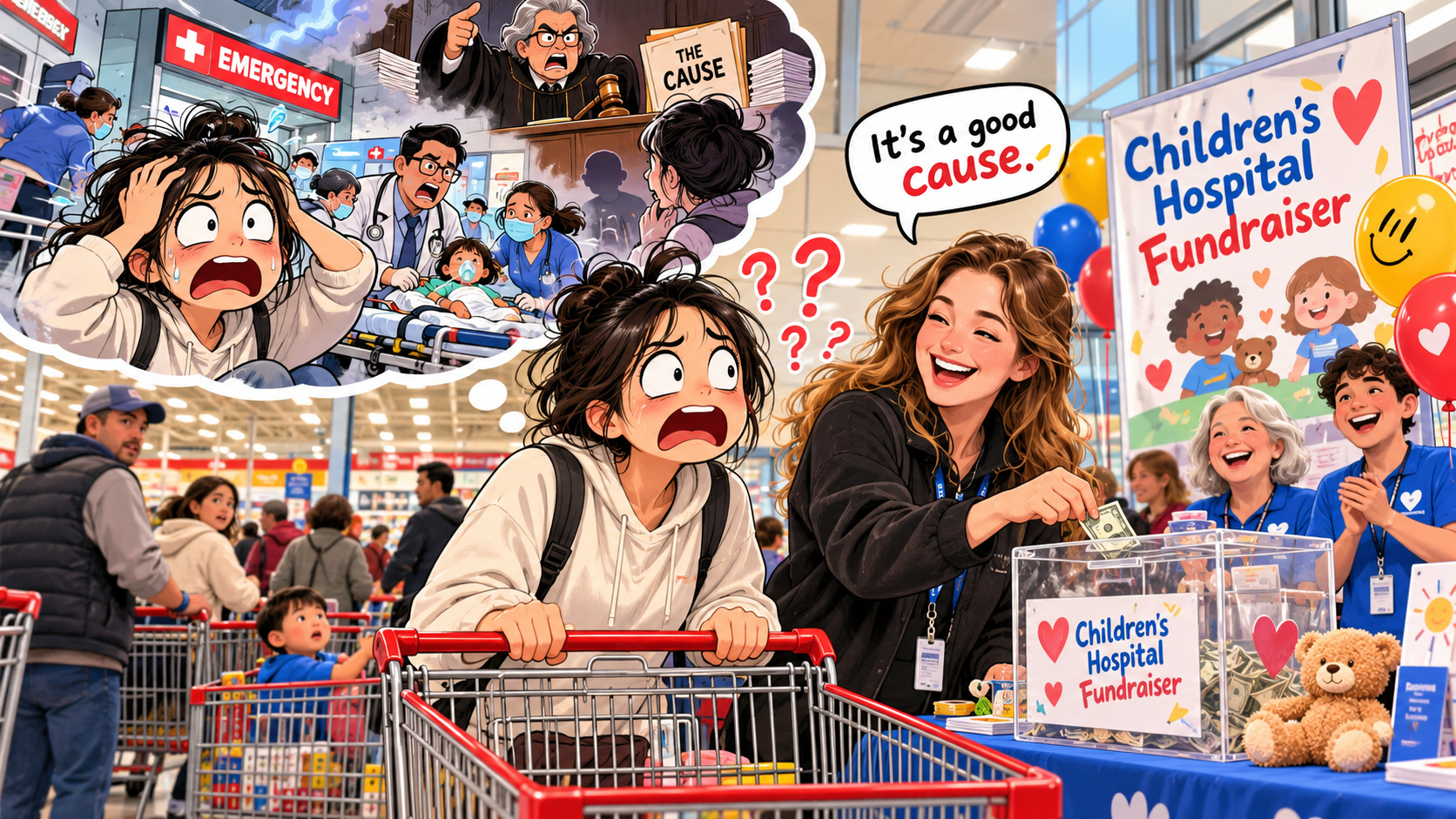 美剧说英语:cause - 加拿大超市做慈善,同事说“It's a good cause”,我却开始分析原因……