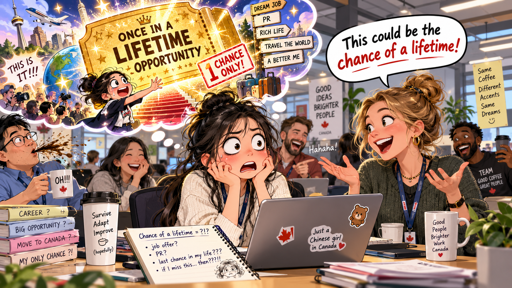 美剧学英语：chance of a lifetime - 加拿大同事说“chance of a lifetime”，我以为这辈子只能用一次……