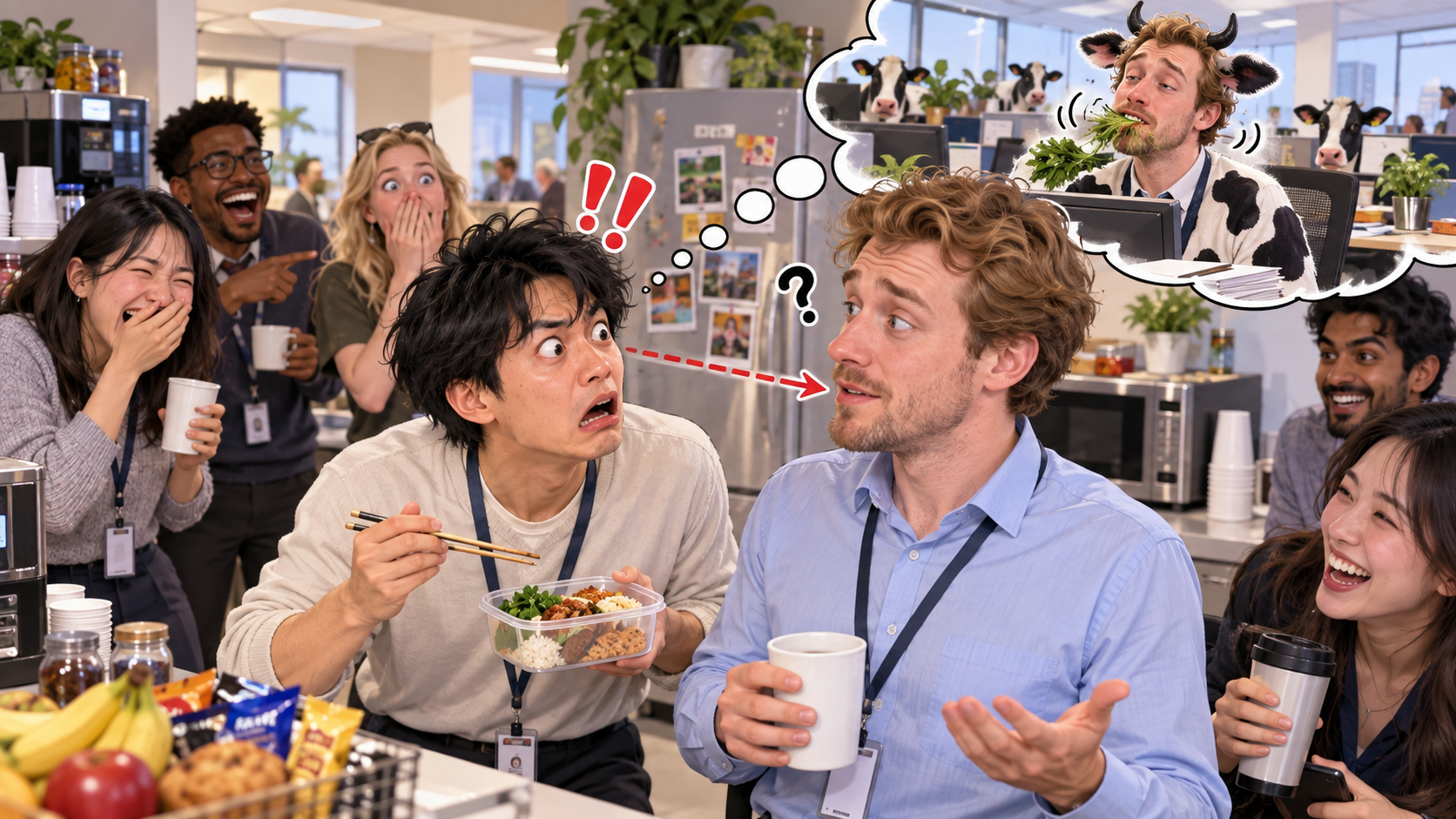 美剧学英语:chewing the cud - 加拿大办公室同事说他在“chewing the cud”,我下意识盯着他的嘴看了半天……
