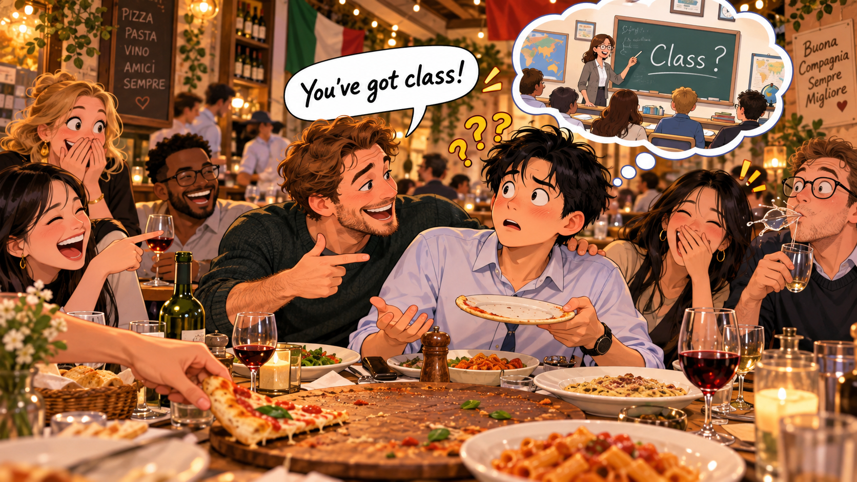美剧说英语：class - 加拿大公司聚餐，同事说我有“class”，我差点问他是哪个班的……