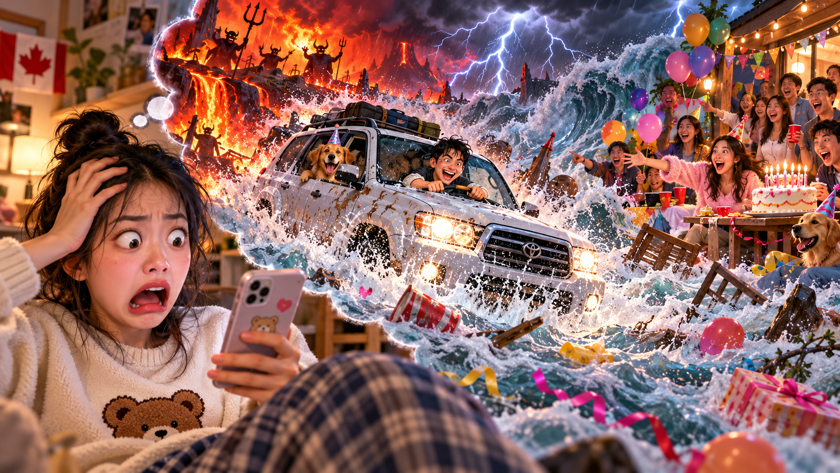 美剧学英语：come hell or high water - 加拿大同事说“come hell or high water”，我以为暴雨天还要强行开车……