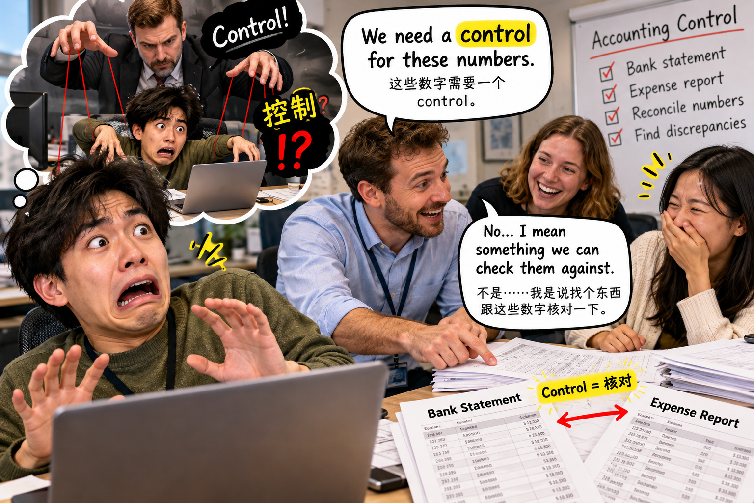 美剧学英语:control - 加拿大同事说“control”,我还以为他要来控制我的电脑……