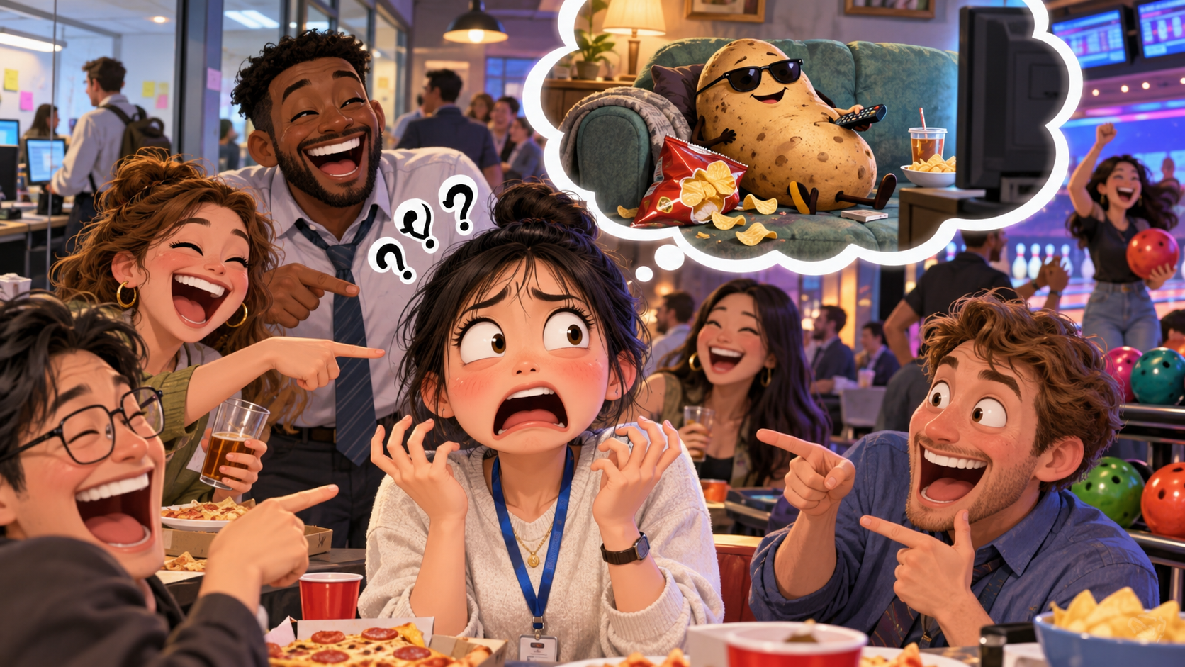 美剧学英语：couch-potato - 加拿大朋友说我是“couch potato”，我回家真去沙发缝里找土豆