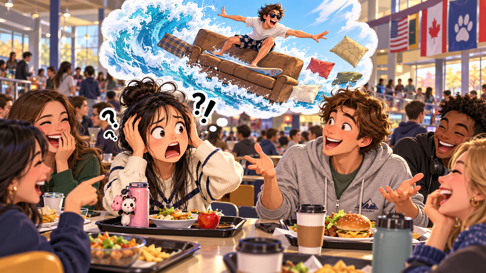 美剧学英语：couch surfer - 加拿大朋友说自己是“couch surfer”，我脑子里直接出现了沙发冲浪……