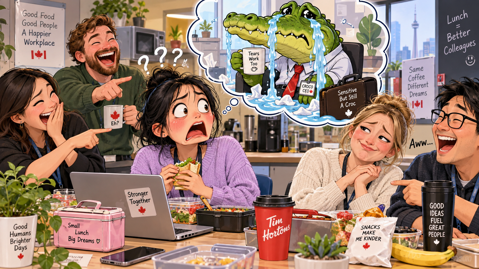 美剧学英语：crocodilian tears - 加拿大办公室同事说“crocodile tears”，我差点问他鳄鱼在哪儿……