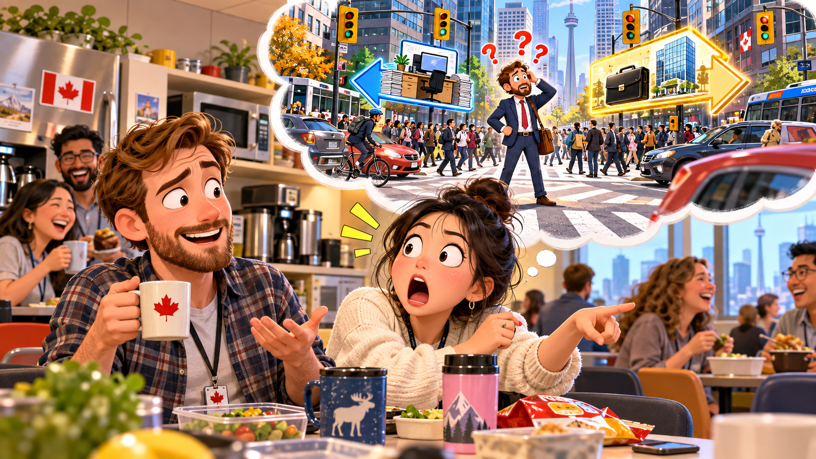 美剧说英语:cross road - 加拿大办公室同事说自己到了“crossroads”,我差点问他红绿灯在哪