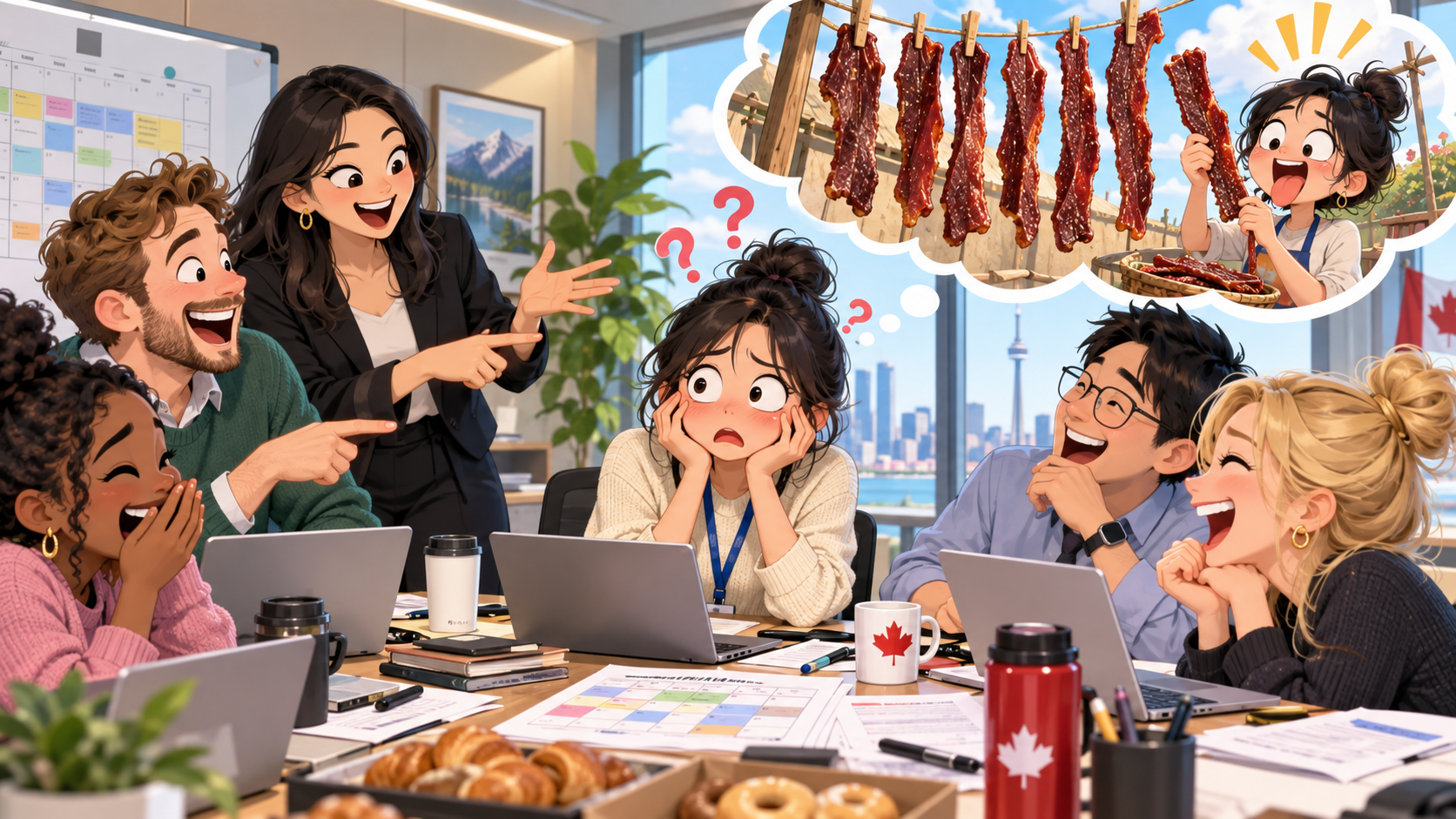 美剧学英语:cut and dried - 加拿大办公室开会,同事说“cut and dried”,我脑子里已经开始做牛肉干了