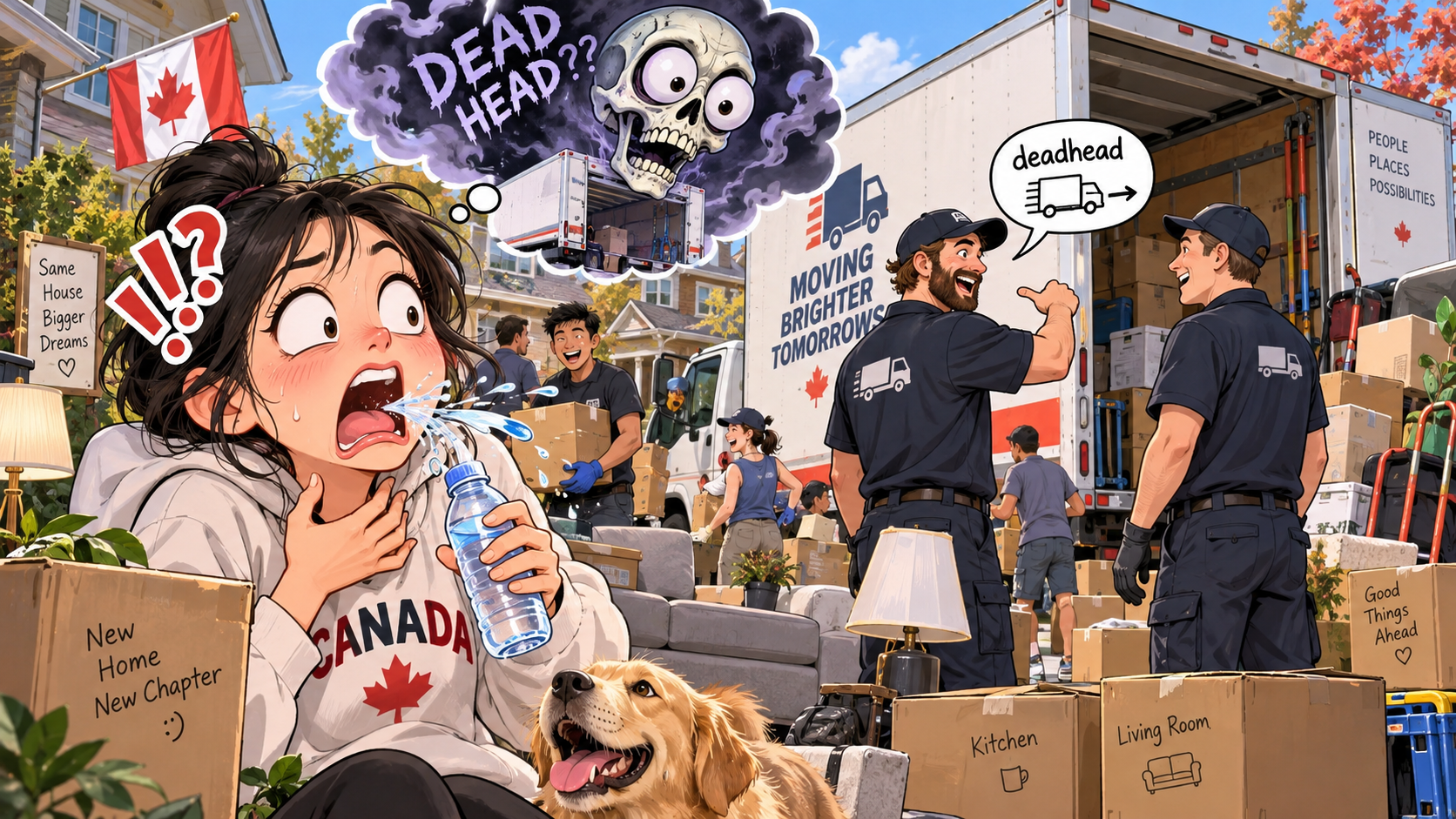 美剧学英语：deadhead - 加拿大搬家公司的卡车说要“deadhead”回城，我差点以为出事了