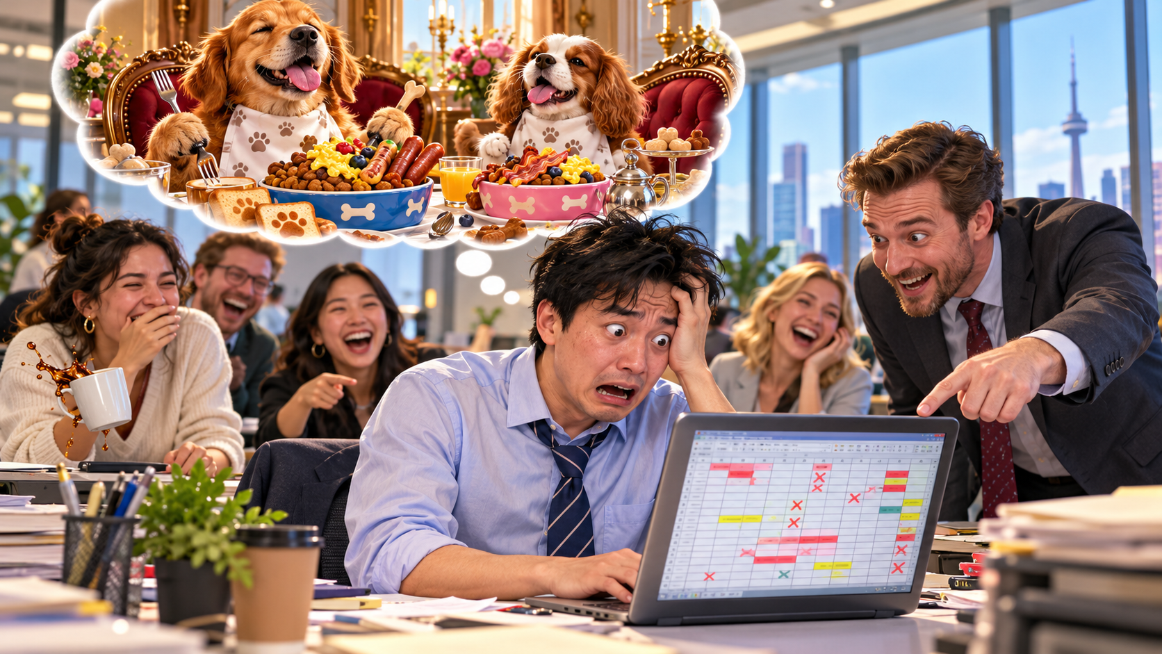 美剧说英语:dog's breakfast - 加拿大办公室开会,同事说我的报告是“狗的早餐”,我差点问他养什么狗……