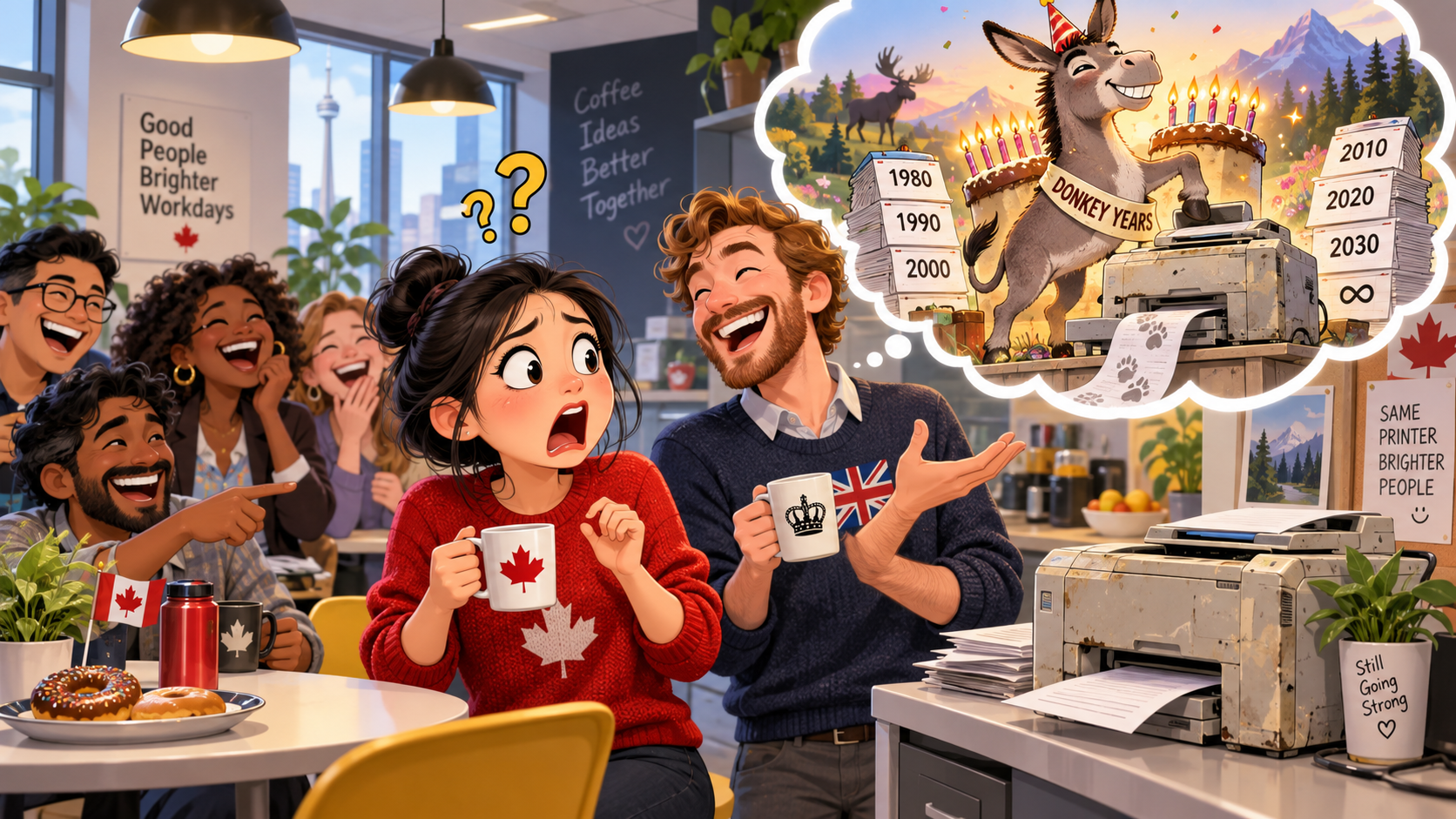美剧学英语:donkey's years - 加拿大办公室同事说“donkey’s years”,我差点问他养了几头驴