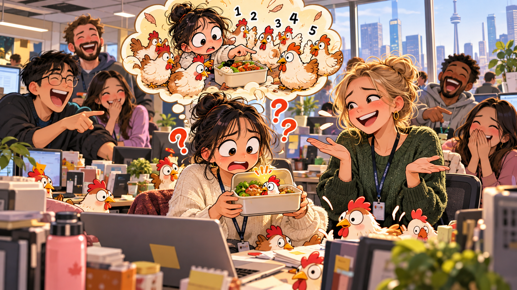 美剧说英语:don't count your chickens - 加拿大同事说“don’t count your chickens”,我低头看了看午餐盒:哪来的鸡?