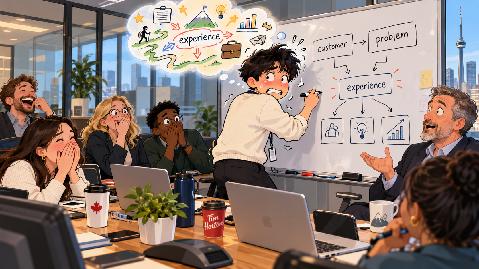 美剧说英语：draw on - 加拿大办公室里，同事说“draw on your experience”，我差点拿起马克笔……