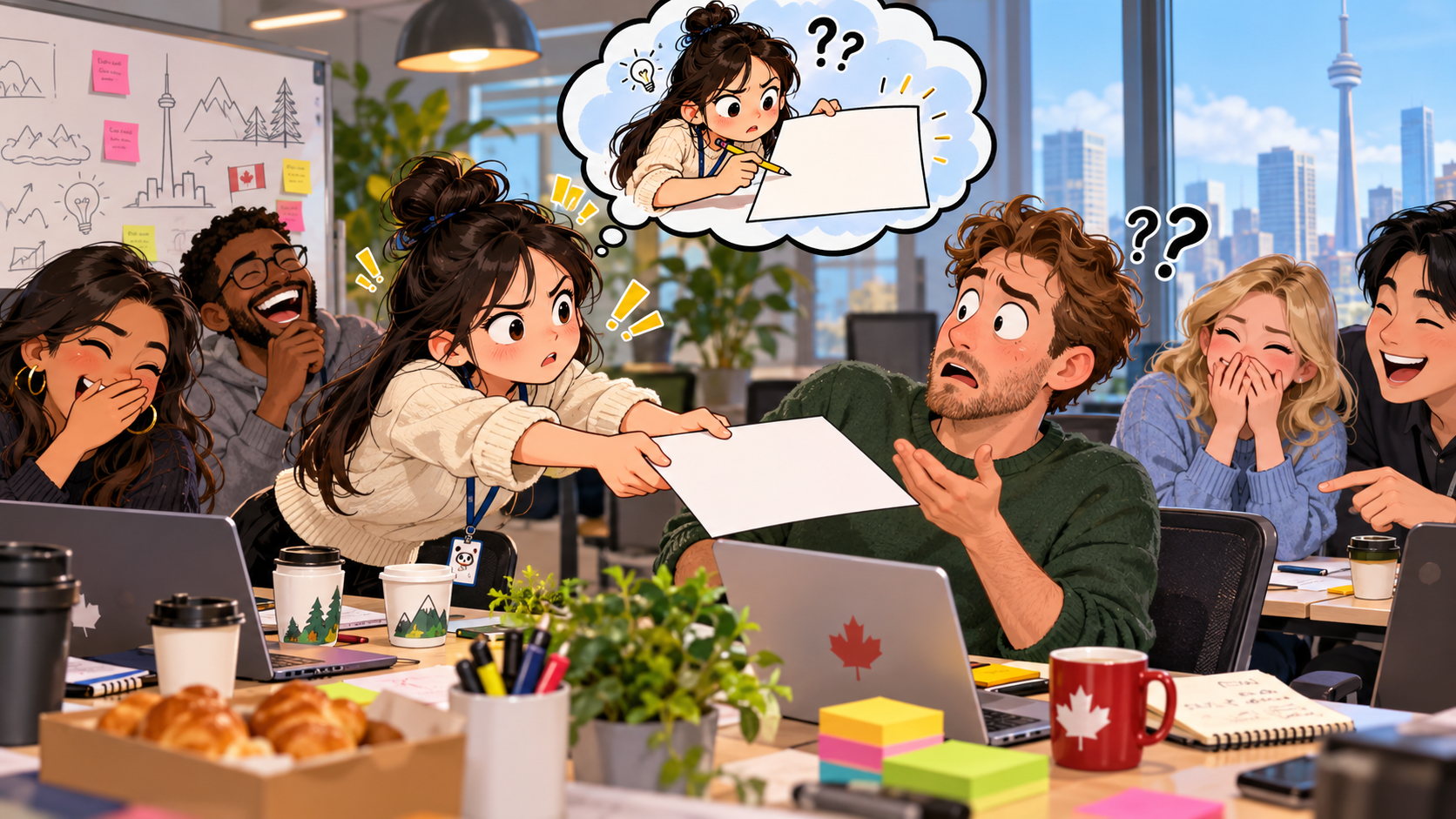 美剧说英语:drawing a blank - 加拿大开会时同事说“drawing a blank”,我真的拿起笔准备画了……