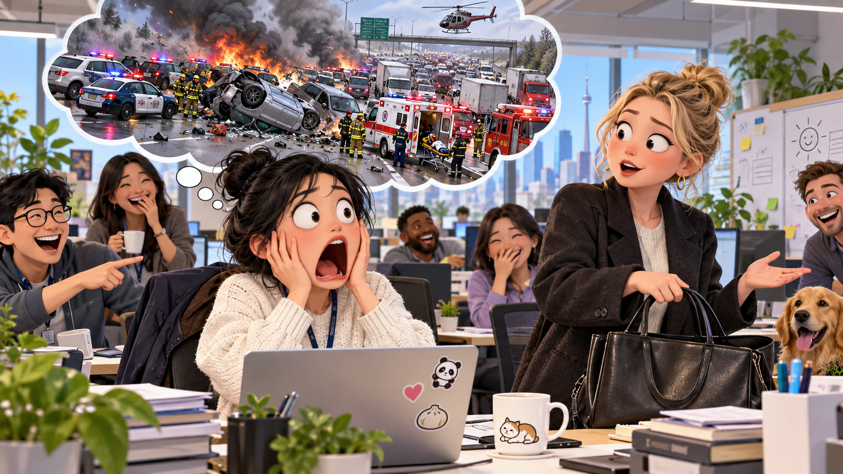 美剧学英语:dreadful - 加拿大办公室同事说“traffic was dreadful”,我差点问要不要报警……