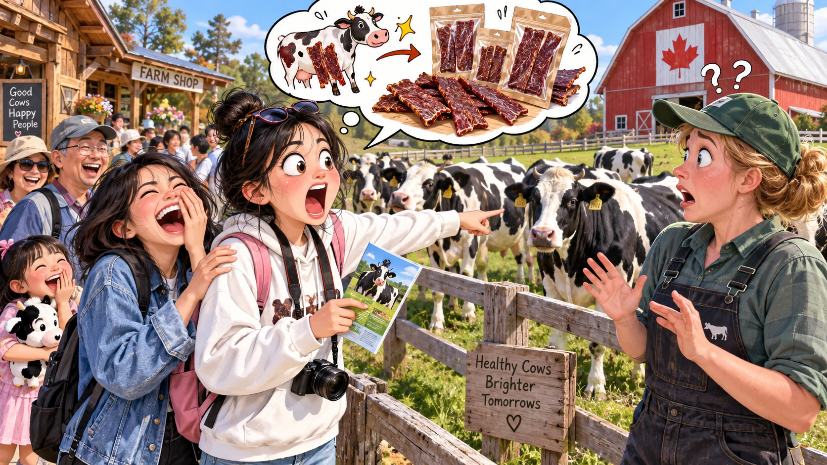 美剧学英语:dry cow - 加拿大奶牛场工作人员说“dry cow”,我居然问他多少钱一斤……