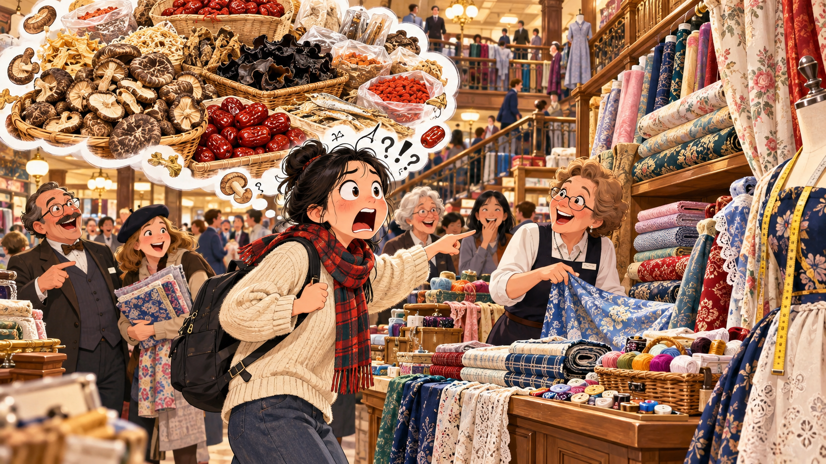美剧学英语：dry goods - 加拿大店员让我去看dry goods，我在超市里找了半天木耳