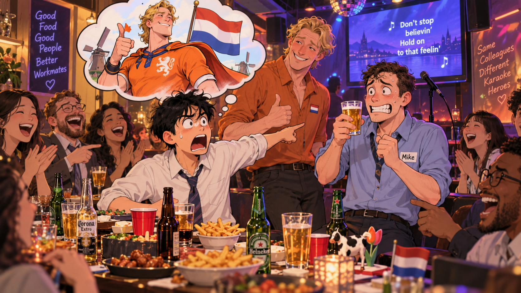美剧学英语:Dutch courage - 加拿大公司聚餐,同事说需要点“Dutch courage”,我转头开始找荷兰人……