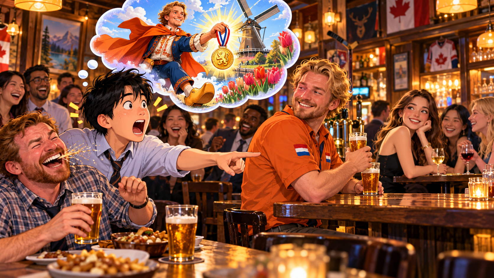 美剧说英语:Dutch courage - 加拿大公司聚餐,同事说需要“Dutch courage”,我差点帮他找个荷兰人……