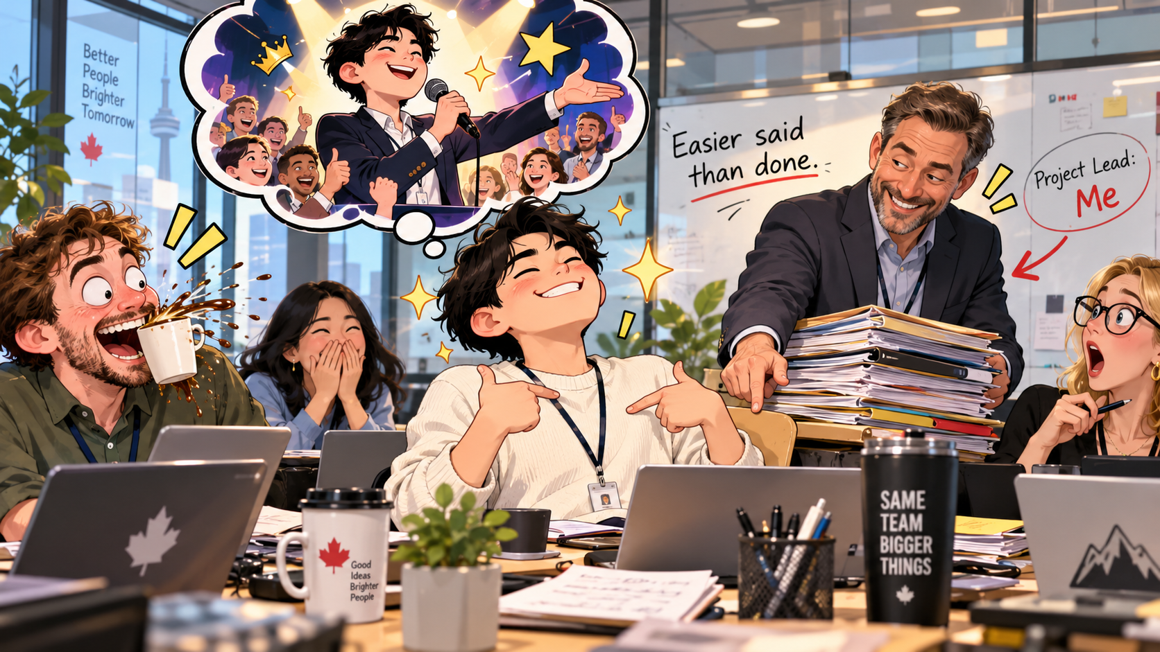 美剧说英语：easier said than done - 加拿大办公室同事说“easier said than done”，我还以为他在夸我会说话……