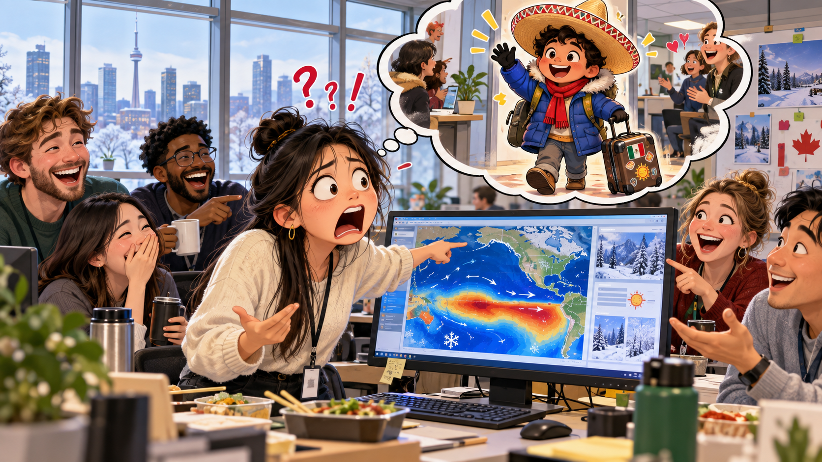 美剧学英语：el nino - 加拿大同事说“El Niño要来了”，我还以为公司要来个西班牙小孩