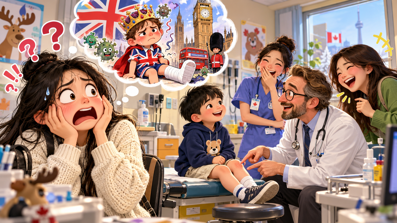 美剧说英语：English disease - 加拿大诊所听到“English disease”，我差点问医生：这是英国传来的？