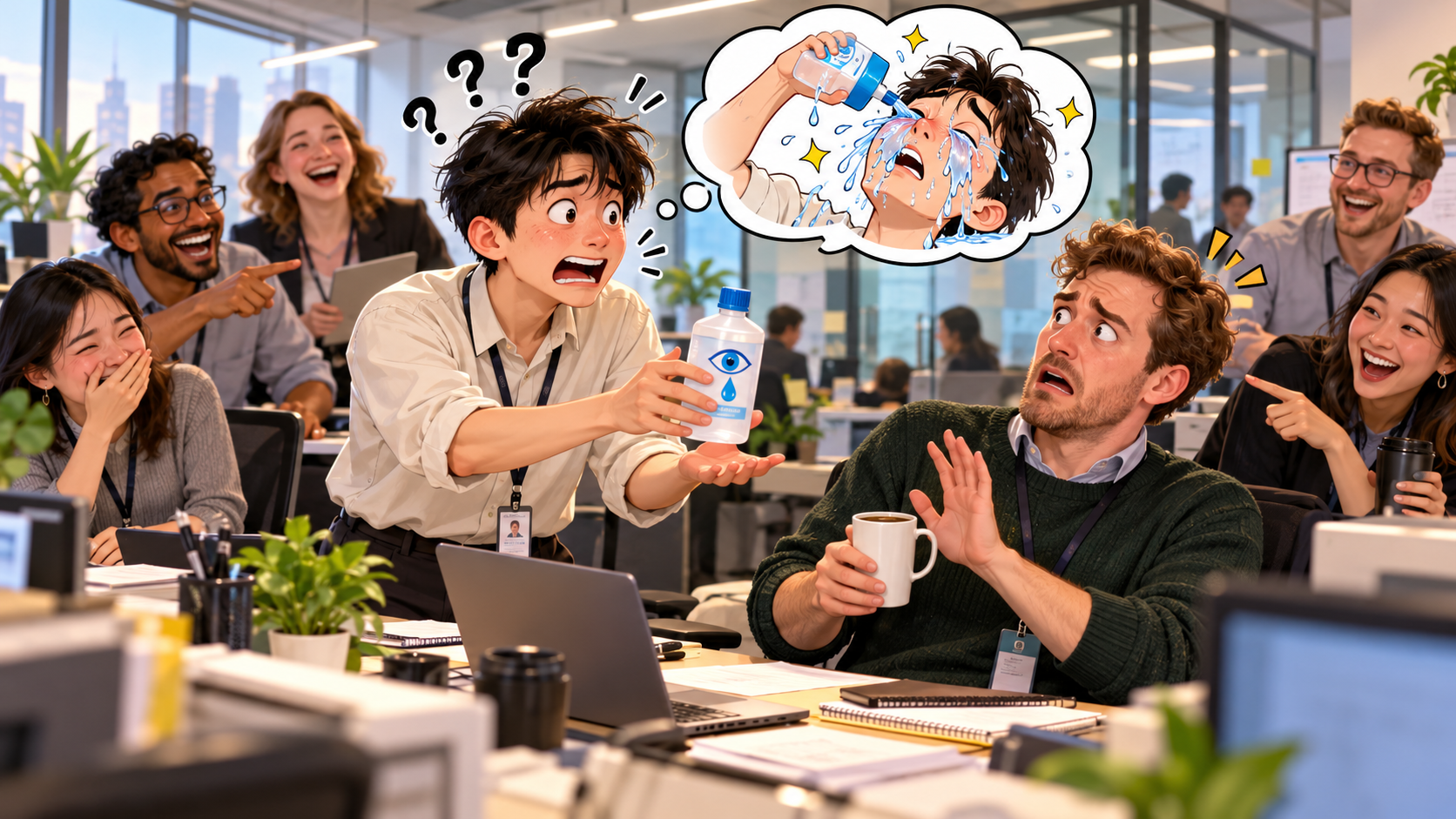 美剧说英语：eyewash - 加拿大办公室同事说“that’s just eyewash”，我还以为他眼睛进东西了……