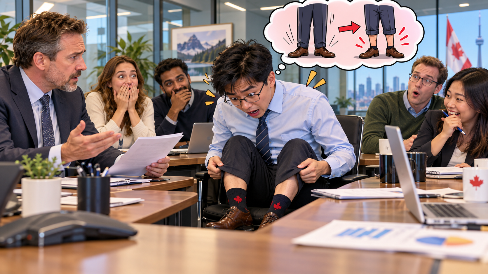 美剧说英语：fall short - 加拿大办公室开绩效会议，经理说我“fall short”，我低头检查了半天裤腿……