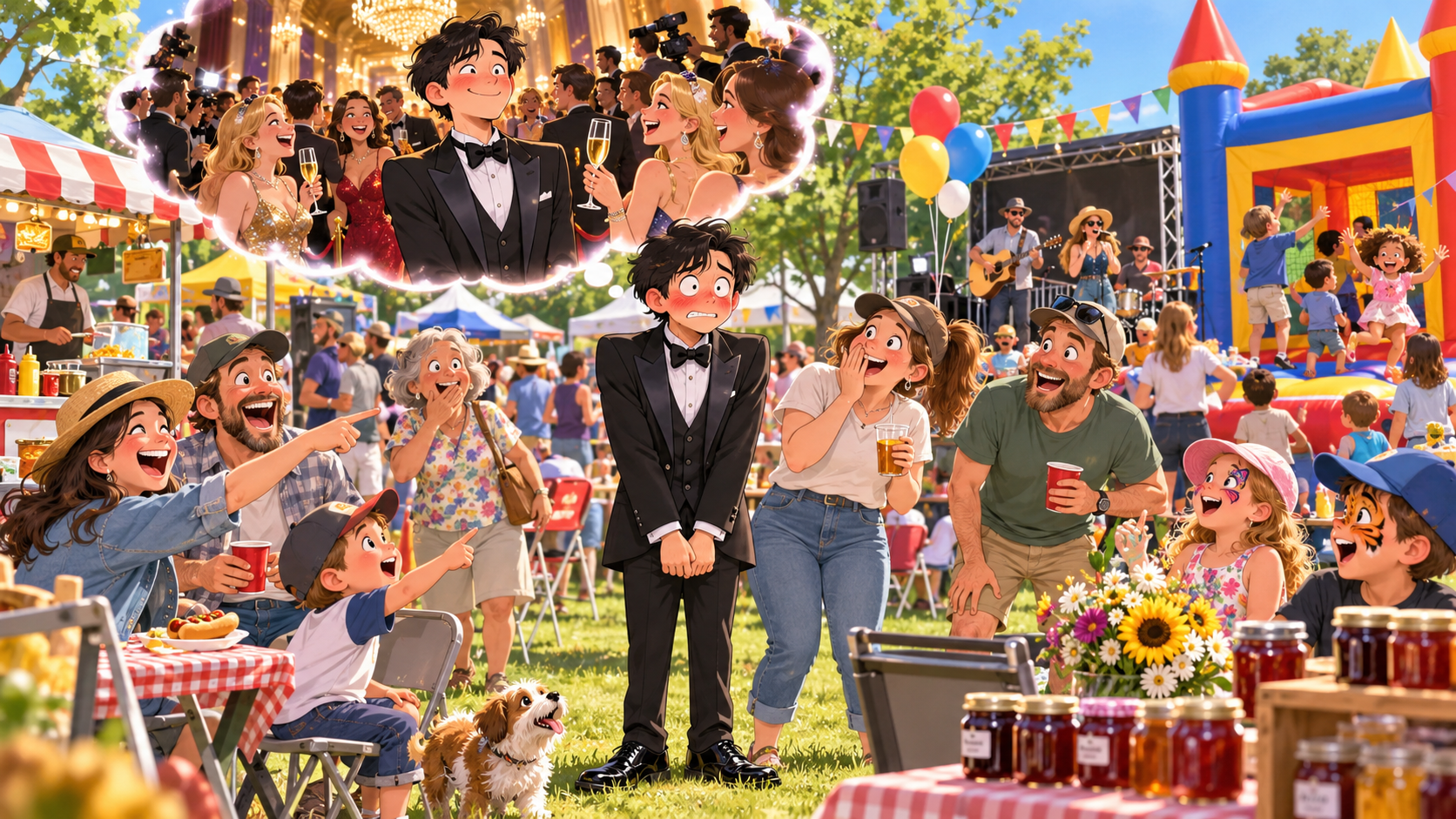 美剧说英语：gala day - 加拿大社区活动说是“gala day”，我差点穿着亮片西装去买菜……
