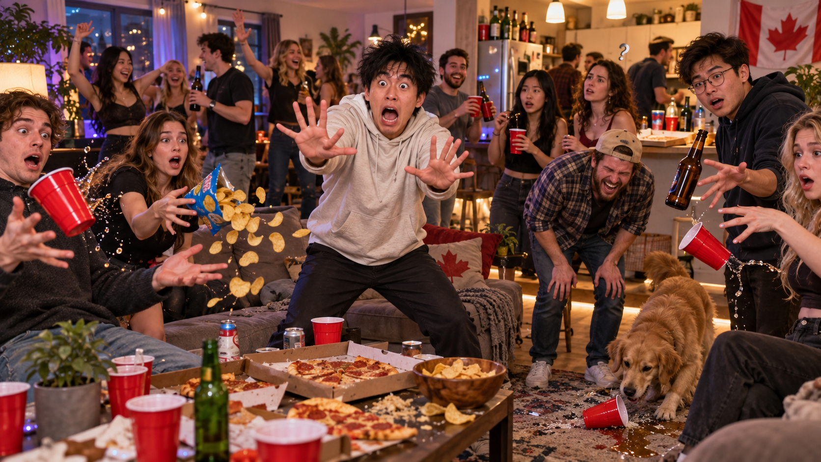 美剧学英语:get out of hand - 加拿大朋友说“get out of hand”,我开始让所有人把手里的东西放下……