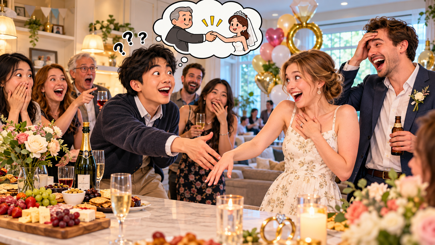美剧学英语：give one's hand - 加拿大订婚派对上，他说要“give her hand”，我竟然伸手过去了……