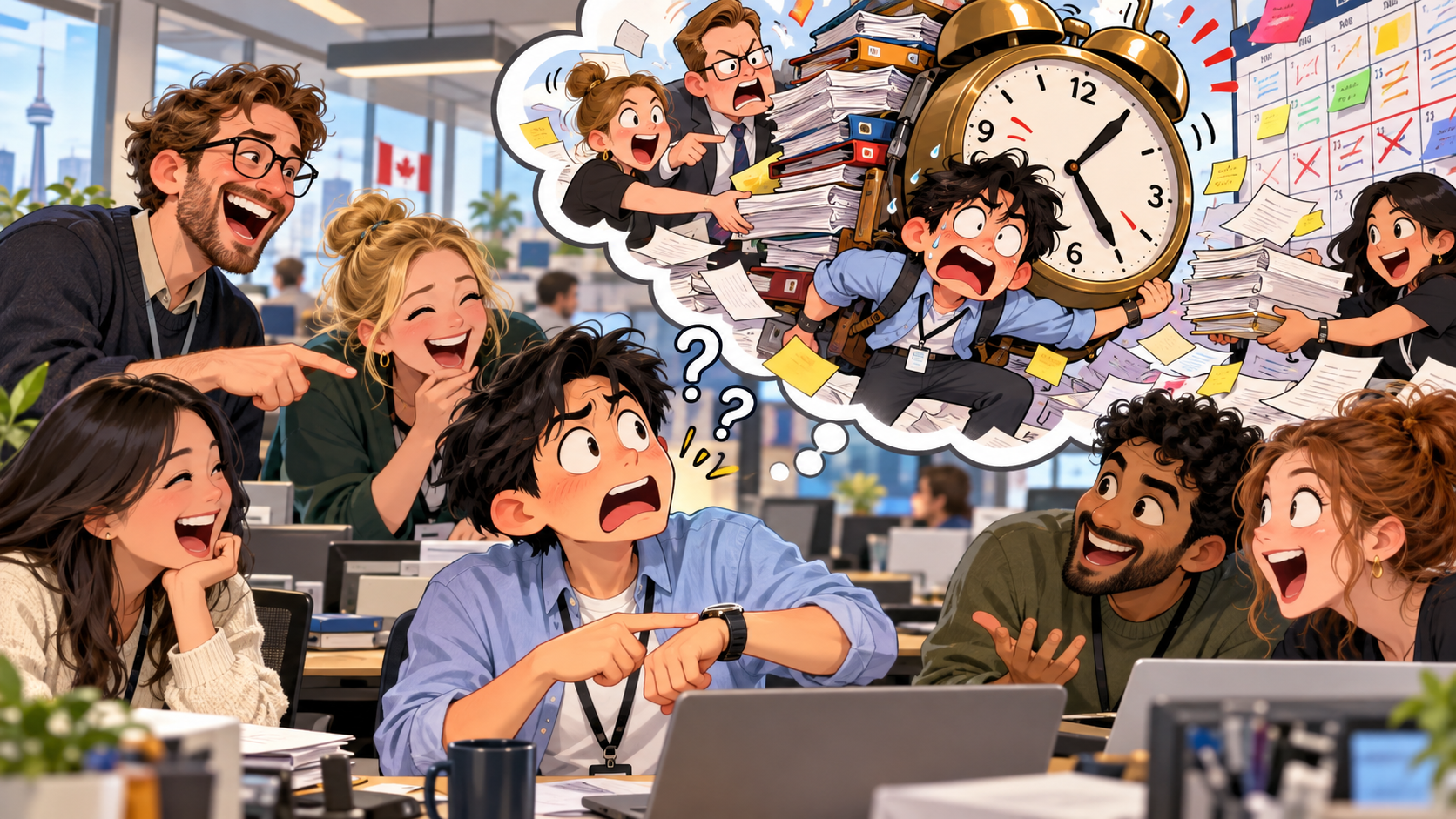 美剧学英语:give someone a hard time - 加拿大同事说“give me a hard time”,我差点问他几点有空……