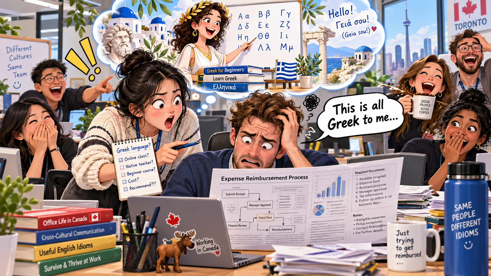 美剧说英语：Greektome - 加拿大办公室同事说“This is Greek to me”，我差点给他推荐希腊语老师……
