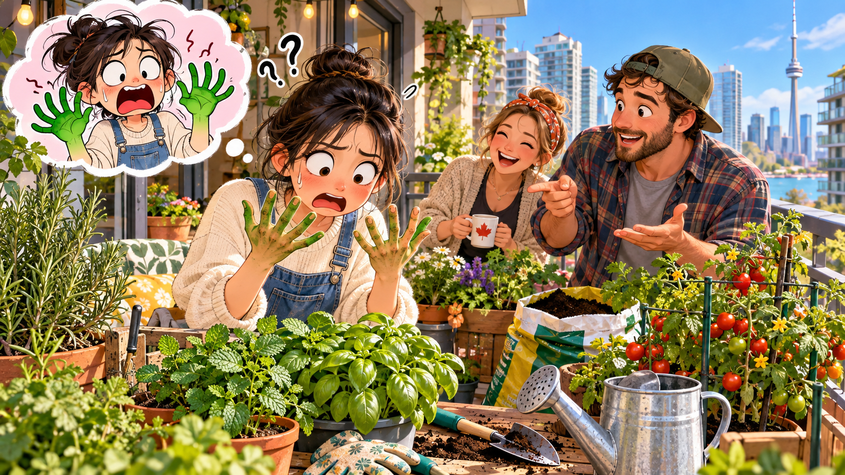 美剧学英语：green fingers - 加拿大同事夸我“green fingers”，我低头检查了半天手指……